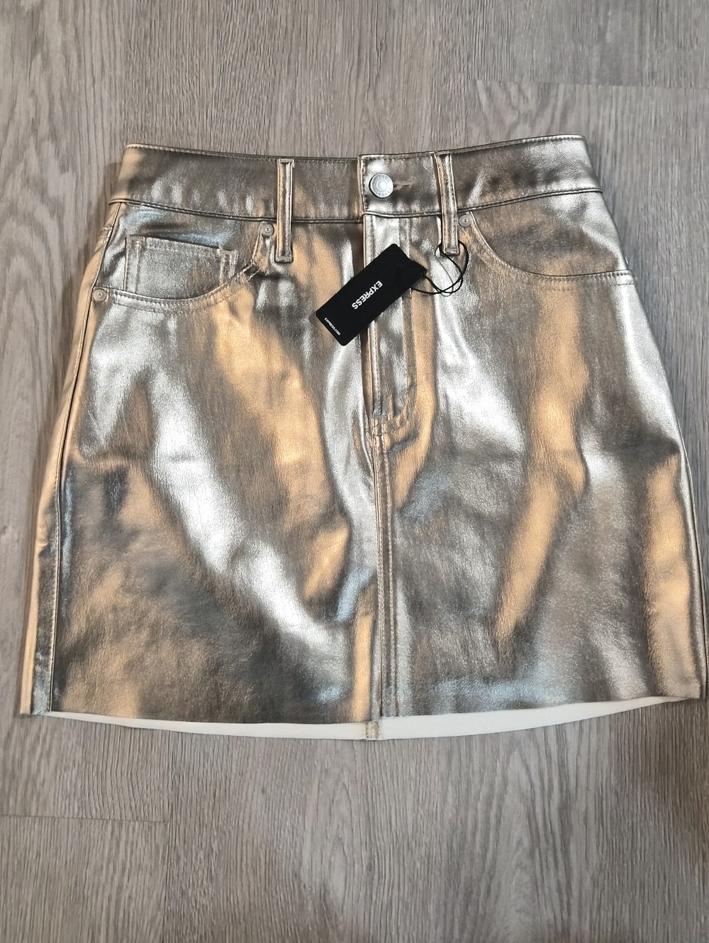 Express Metallic Skirt - Size 0 - New with Tags